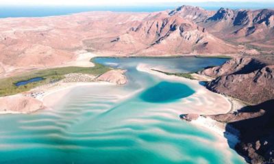 En riesgo ante arribo de cruceros Balandra, en Baja California Sur. Fotos: Ernesto Méndez y Especial