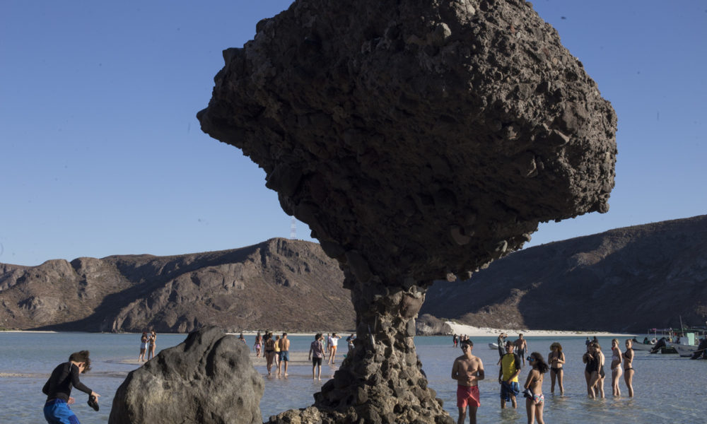 LA PAZ, BAJA CALIFORNIA SUR. 04 MARZO 2022. Aspecto del Área natural protegidas Balandra.