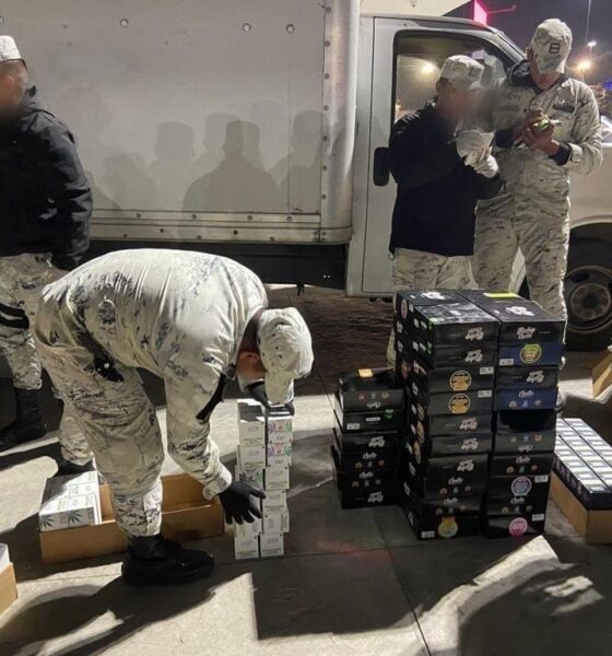 Asegura Guardia Nacional y ANAM 29 armas largas y mil 866 frascos de aparente Marihuana